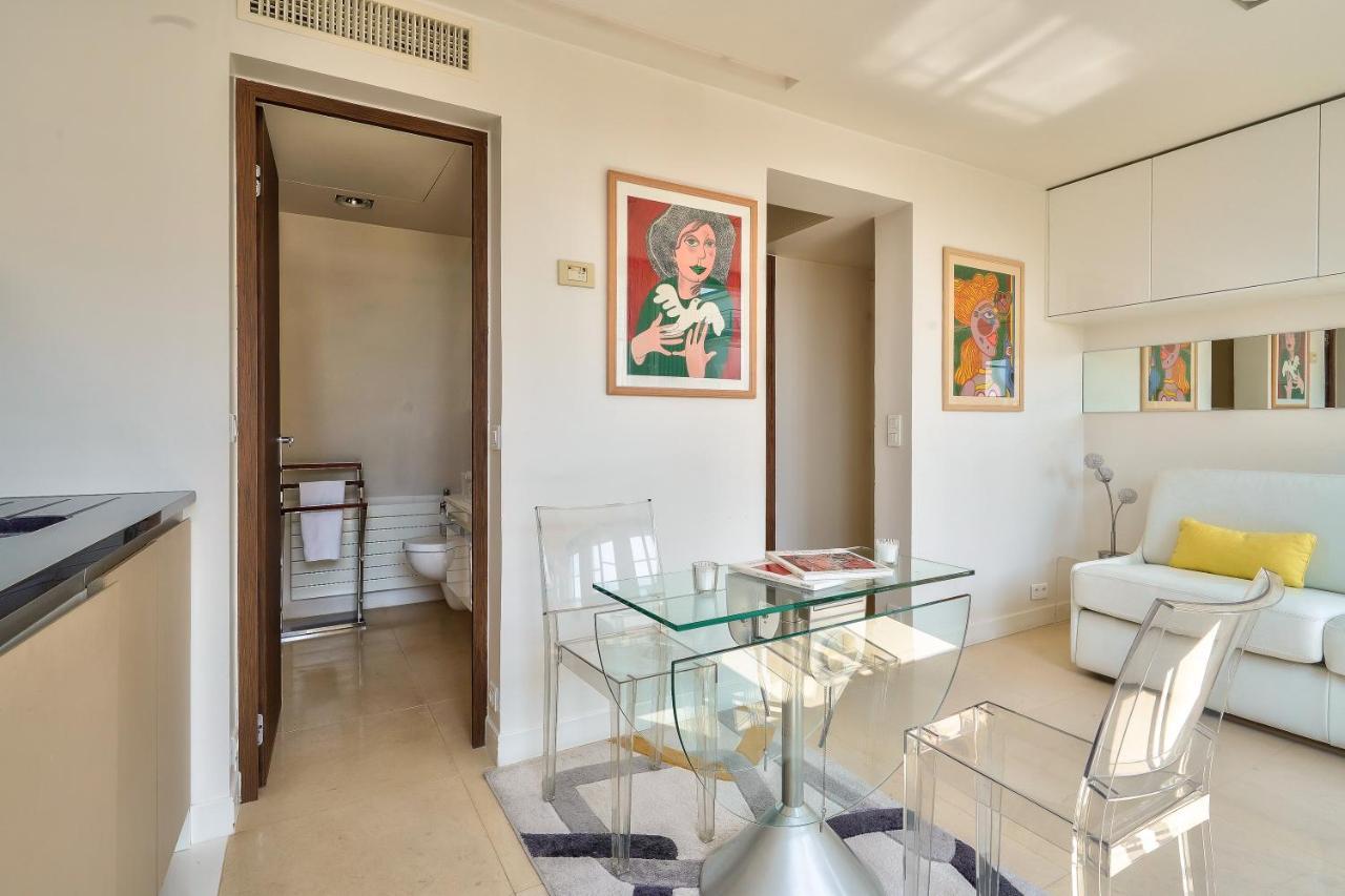 Designed Studio With Ac-Terrasse Vue Tour Eiffel Paris Exterior foto